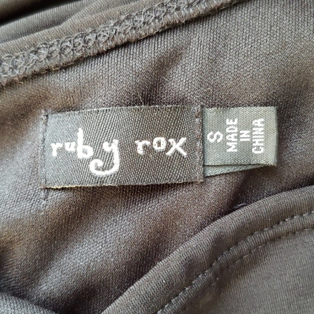 Ruby Rox Black Mini Dress S - Picture 5 of 5